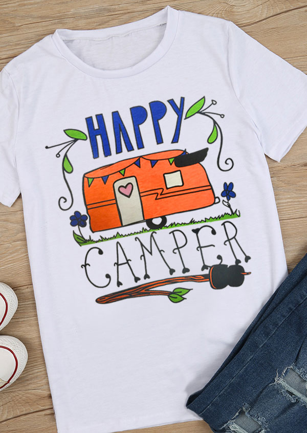 plus size happy camper shirt