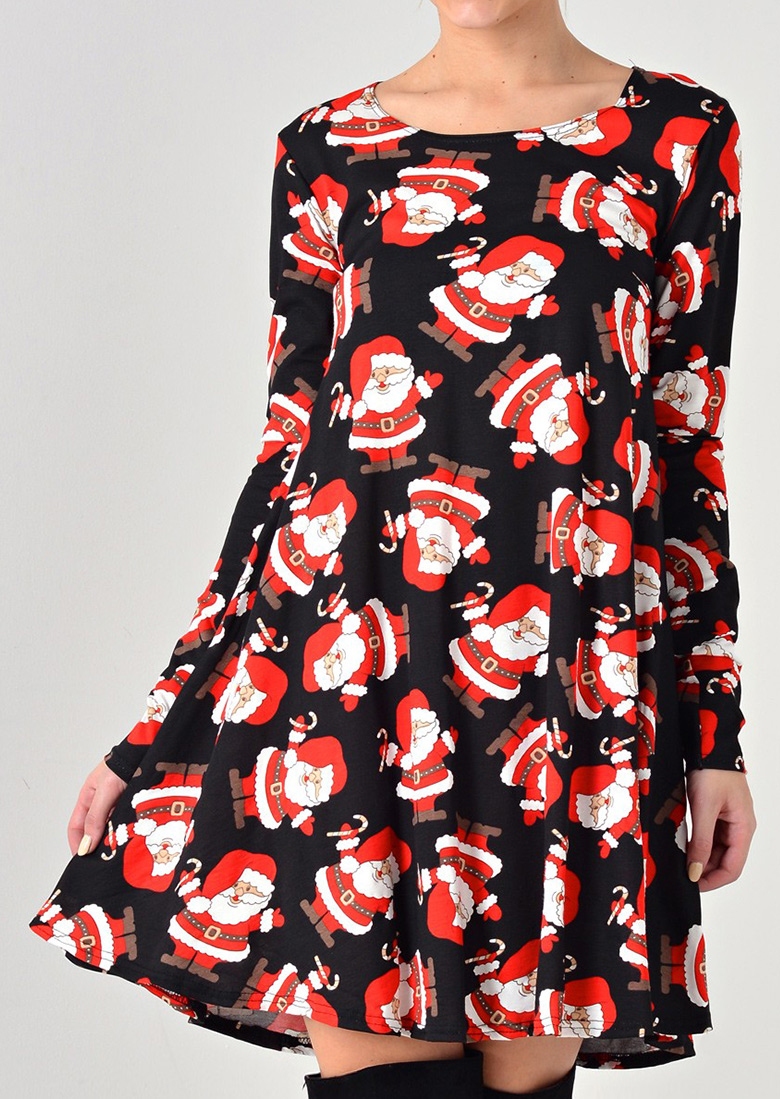 Christmas Santa Claus Mini Dress