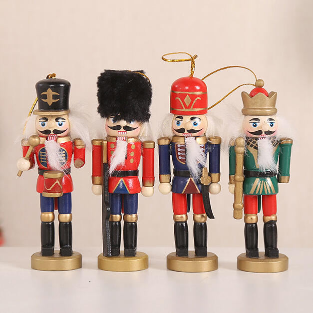 4Pcs Wooden Nutcracker Soldier Christmas Tree Ornaments Puppets, Multicolor, 486304
4Pcs Wooden Nutcracker Soldier Christmas Tree Ornaments Puppets, Multicolor, 486304