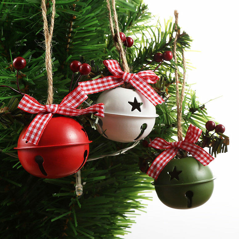 Christmas Plaid Bowknot Hollow Out Star Round Bell Hanging Pendant, Green;white, 490282
Christmas Plaid Bowknot Hollow Out Star Round Bell Hanging Pendant, Green;white, 490282