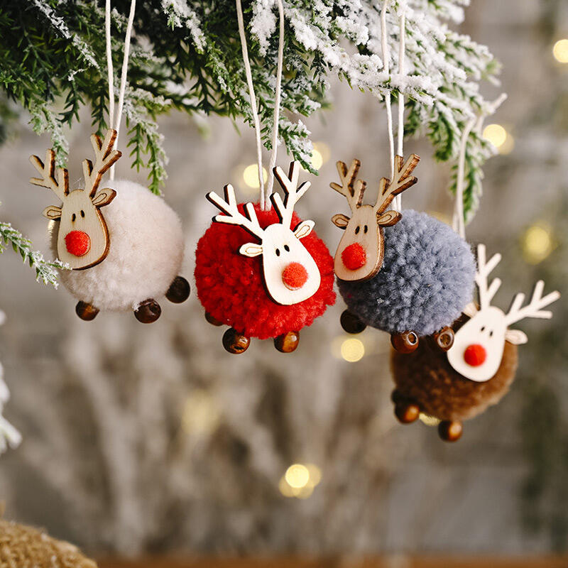 4Pcs Cute Plush Reindeer Christmas Tree Hanging Ornament, Multicolor, 490511
4Pcs Cute Plush Reindeer Christmas Tree Hanging Ornament, Multicolor, 490511