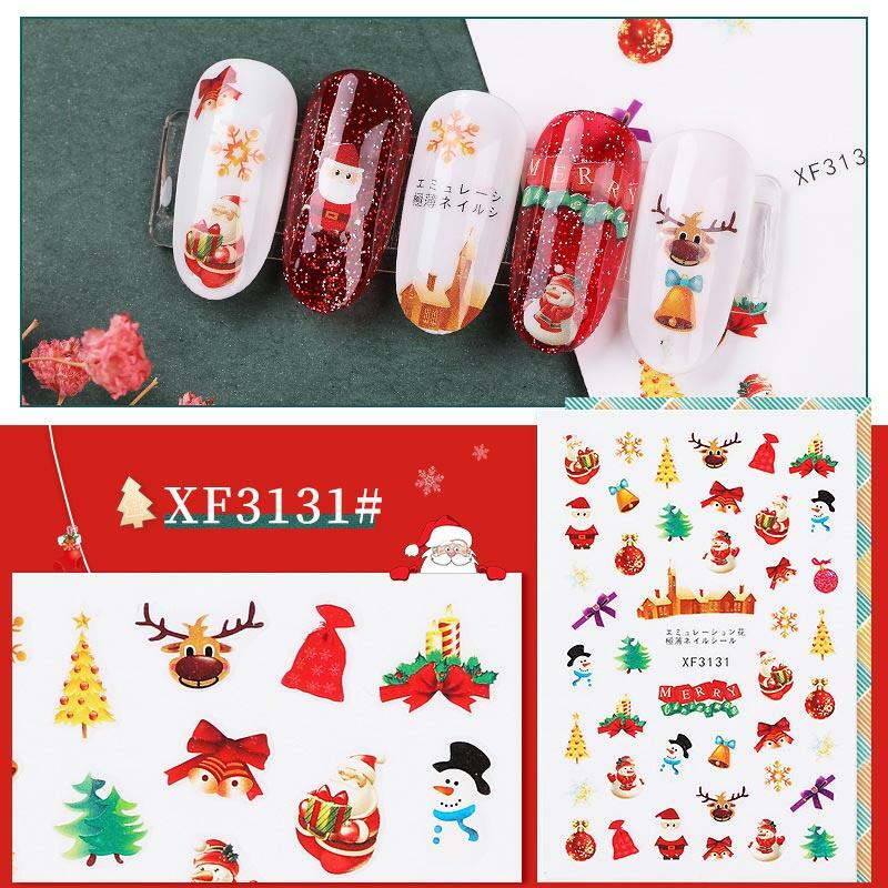 DIY Christmas Tree Santa Snowflake Cartoon Nail Sticker Decal, Pattern1, 491111
DIY Christmas Tree Santa Snowflake Cartoon Nail Sticker Decal, Pattern1, 491111