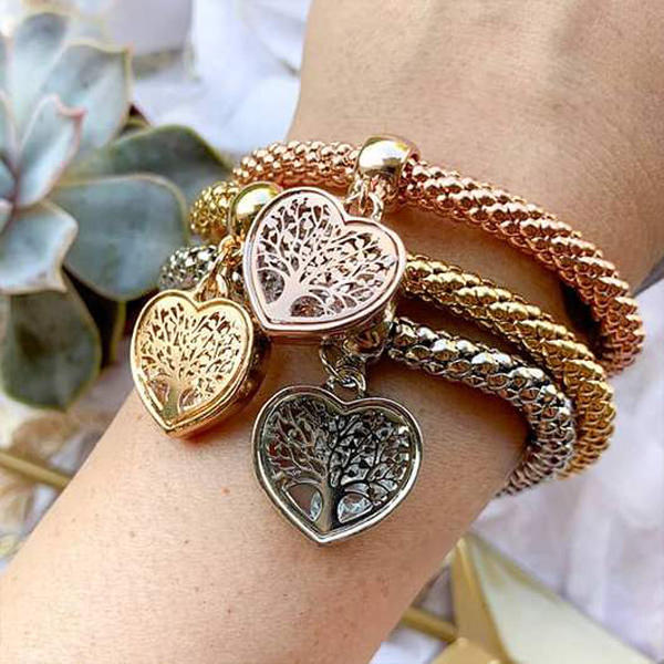 3Pcs Rhinestone Hollow Out Tree of Life Heart Bracelet Set, Multicolor, 495410
3Pcs Rhinestone Hollow Out Tree of Life Heart Bracelet Set, Multicolor, 495410