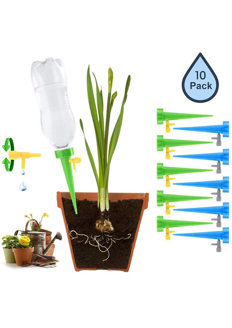10Pcs Automatic Watering Device Dripper with Adjustable Control Valve Switch, Multicolor, 499454
10Pcs Automatic Watering Device Dripper with Adjustable Control Valve Switch, Multicolor, 499454