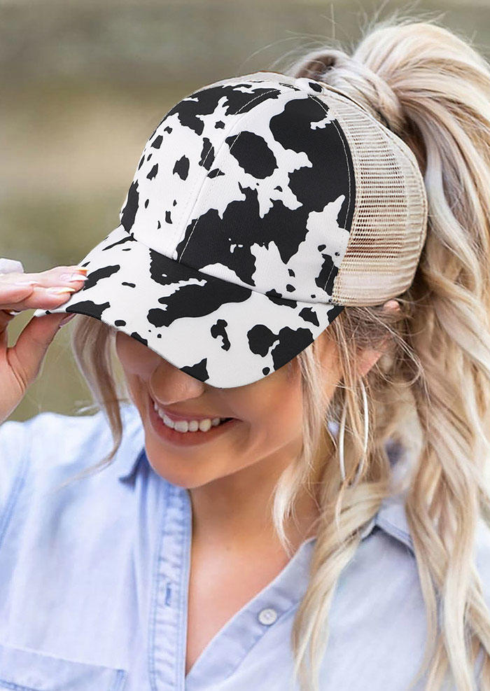 Cow Mesh Hollow Out Ponytail Baseball Cap, Multicolor, 515371
Cow Mesh Hollow Out Ponytail Baseball Cap, Multicolor, 515371