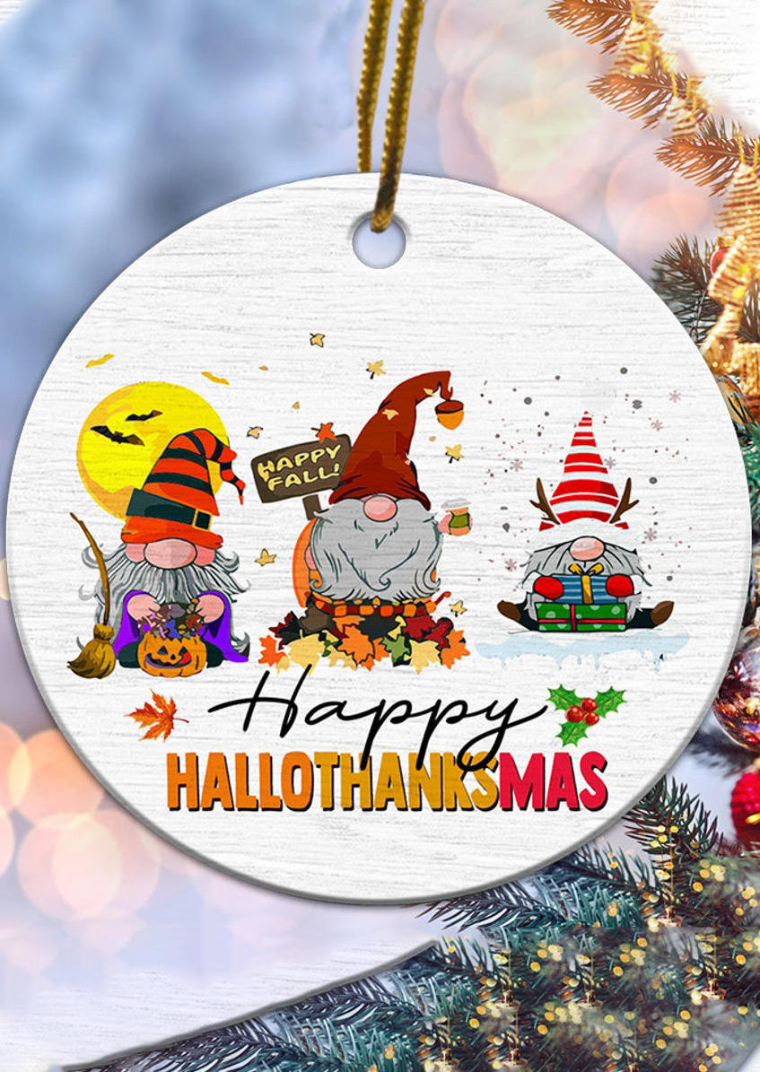 Happy Fall Hallothanksmas Pumpkin Maple Leaves Gnomies Decoration Ornament, Multicolor, 520432
Happy Fall Hallothanksmas Pumpkin Maple Leaves Gnomies Decoration Ornament, Multicolor, 520432