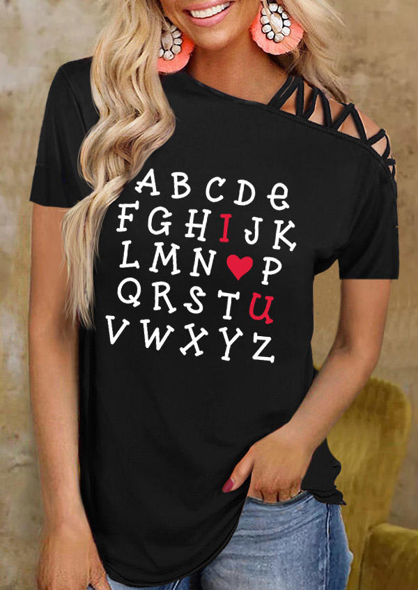 I Love U Criss-Cross Blouse - Black, 525851
I Love U Criss-Cross Blouse - Black, 525851