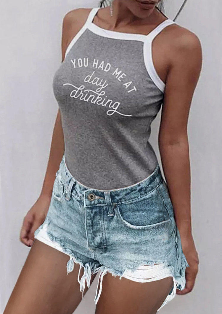 You Had Me At Day Drinking Camisole - Light Grey, SCM000842
You Had Me At Day Drinking Camisole - Light Grey, SCM000842