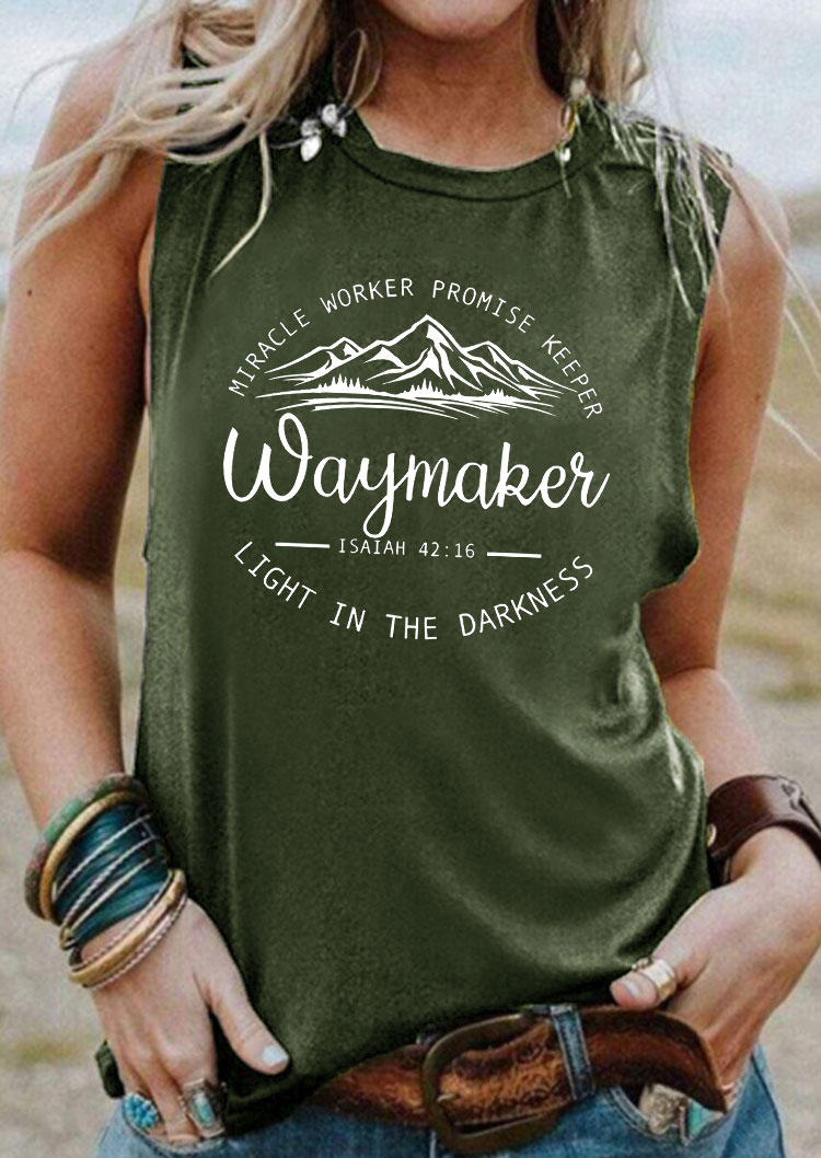 Miracle Worker Promise Keeper Waymaker Light In The Darkness Tank - Army Green, 534267
Miracle Worker Promise Keeper Waymaker Light In The Darkness Tank - Army Green, 534267