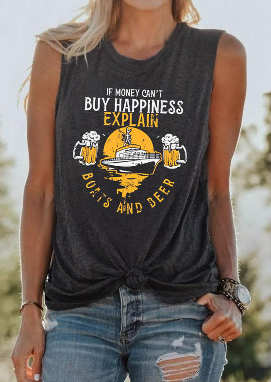 If Money Can't Buy Happiness Explain Boats & Beer Tank - Dark Grey, Gray, SCM004768
If Money Can't Buy Happiness Explain Boats & Beer Tank - Dark Grey, Gray, SCM004768