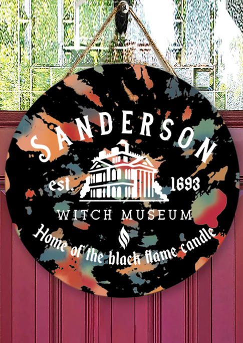 Halloween Home Of The Black Flame Candle Tie Dye Hanging Sign Ornament, Multicolor, SCM007398
Halloween Home Of The Black Flame Candle Tie Dye Hanging Sign Ornament, Multicolor, SCM007398