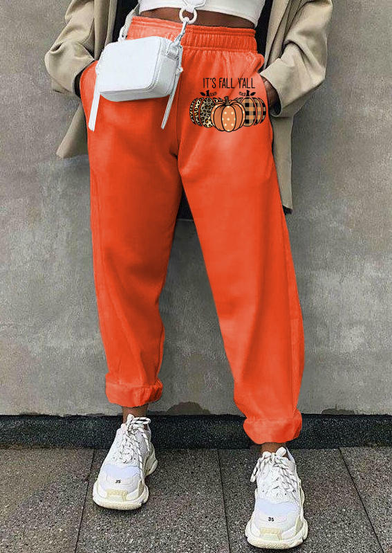 It' Fall Y'all Pumpkin Plaid Leopard Polka Dot Pocket Sweatpants - Orange, SCM006591
It' Fall Y'all Pumpkin Plaid Leopard Polka Dot Pocket Sweatpants - Orange, SCM006591