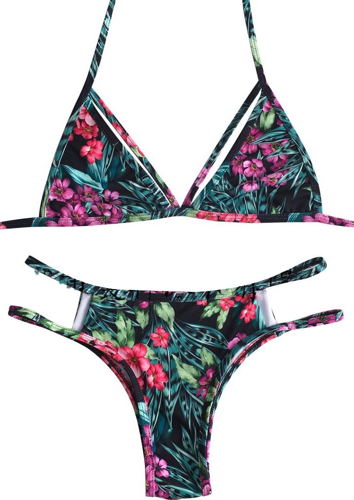 Floral Bikini Set - Bellelily