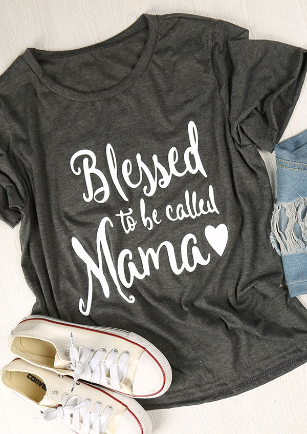 Blessed To Be Called Mama T-Shirt - Bellelily