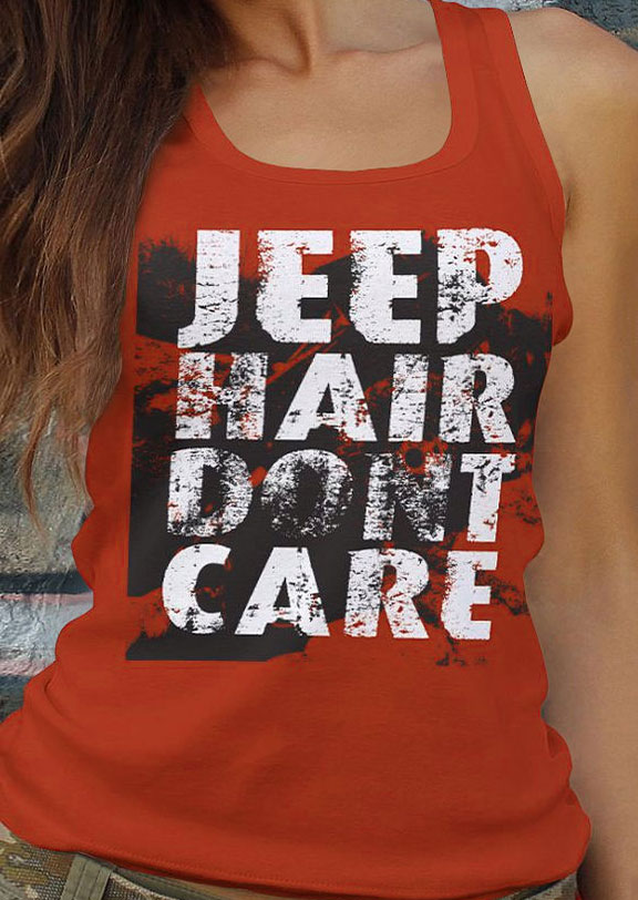 Jeep Hair Don't Care Tank