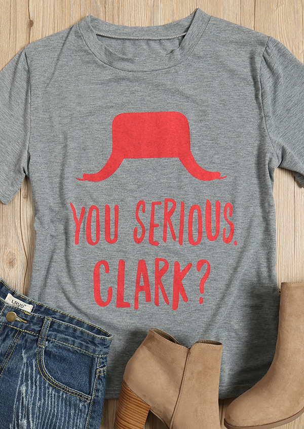 You Serious Clark O-Neck T-Shirt - Bellelily