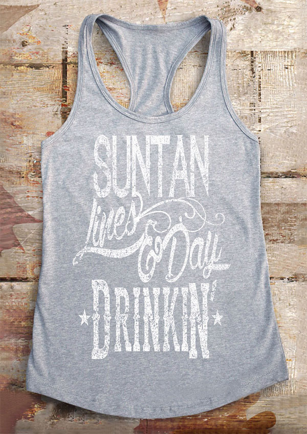 Suntan Lines & Day Drinkin' Tank