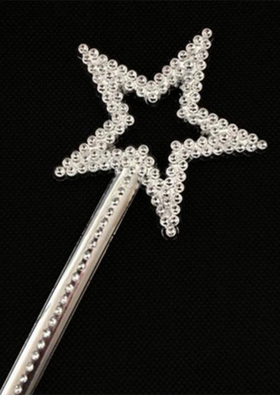 Fairy Stick Silver Fairy Princess Angle Wand Fancy Dress Costume Gifts