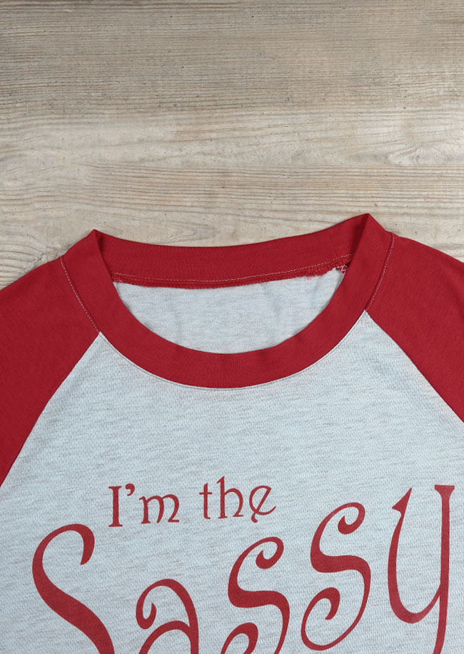 I'm The Sassy Elf Baseball T-Shirt - Bellelily