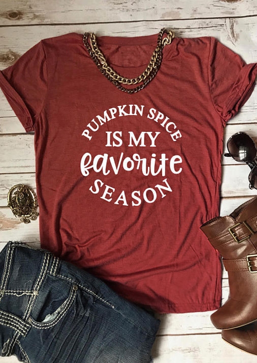 Pumpkin Spice Is My Favorite Season T-Shirt