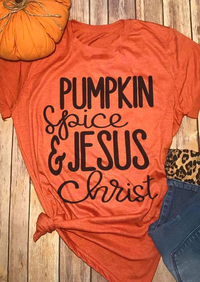 Pumpkin Spice & Jesus Christ T-Shirt