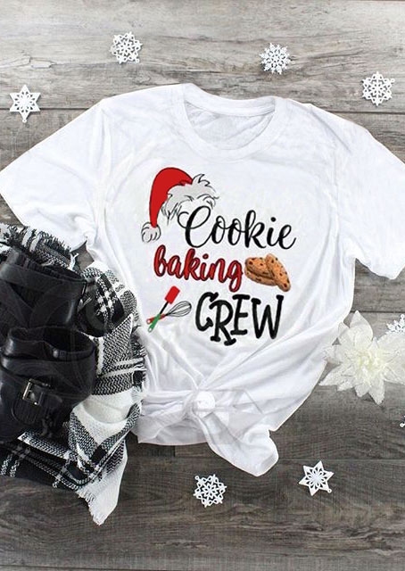 Christmas Cookie Baking Crew T-Shirt