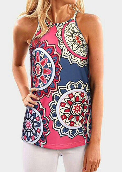 Mandala Printed Tank