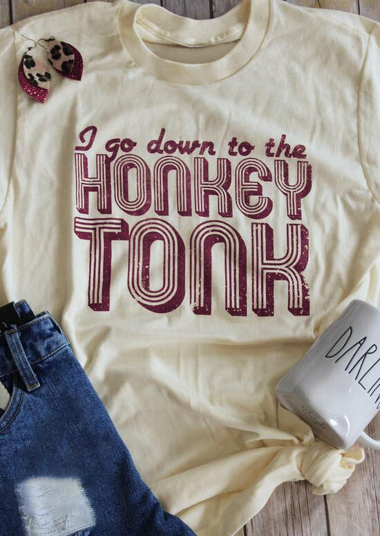Honkey Tonk O-Neck T-Shirt Tee