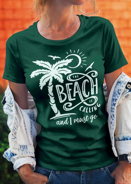 The Beach Is Calling T-Shirt Tee - Bellelily