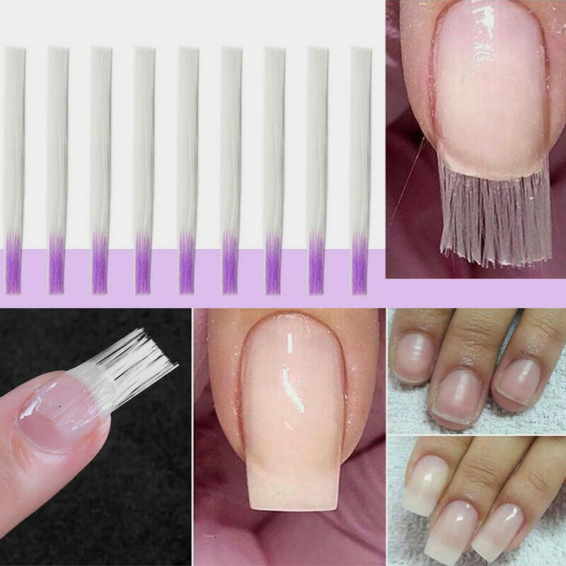 10 Pcs Fiberglass Nails Extension
