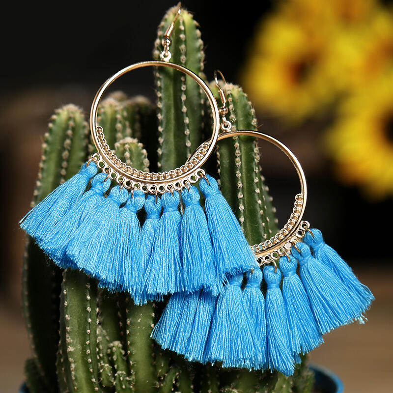 Bohemian Ethnic Tassel Earrings