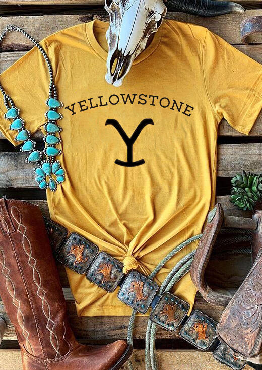 women's yellowstone t shirt