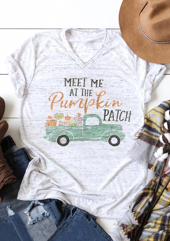 

Meet Me At The Pumpkin Patch T-Shirt, White, 416519