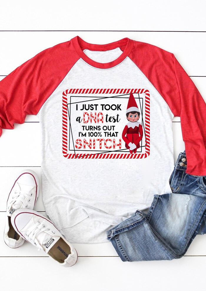 I Just Took A DNA Test I'm 100% That Snitch T-Shirt Tee - Light Grey