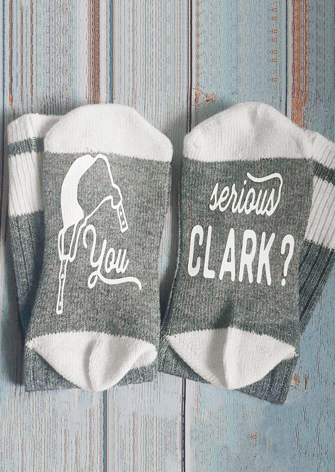 

Christmas You Serious Clark Socks, Dark gray, 456070