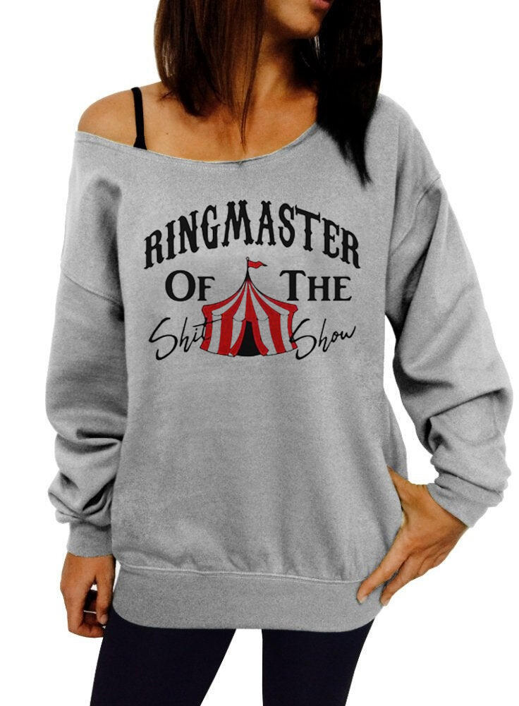 Ringmaster Of The Show Sweatshirt - Gray