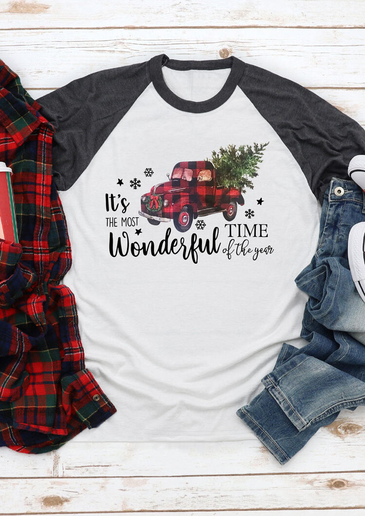 It's The Most Wonderful Time Of The Year T-Shirt Tee - White