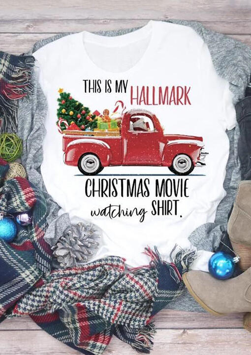 

Movie Watching Shirt T-Shirt Tee - White, 424870