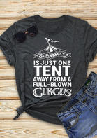 Summer Outfits Our Family Is Just One Tent T-Shirt Tee