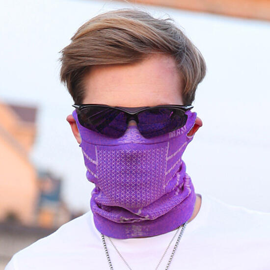 

Outdoor Sports Cycling Windproof Face Mask with Neck Protection, Black;blue;purple;rose red, 466159