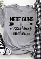 Download Nerf Guns Messy Buns Arrow T Shirt Tee Purple Bellelily