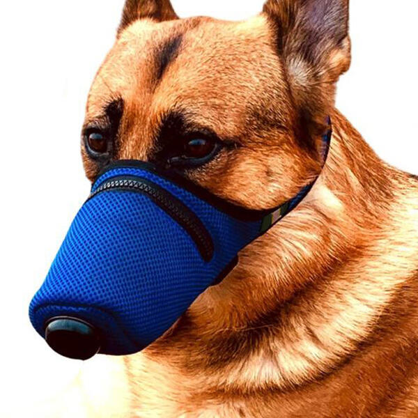 

Dog Waterproof PM2.5 Double Filter Breathable Activated Carbon Face Mask, Blue, 466216