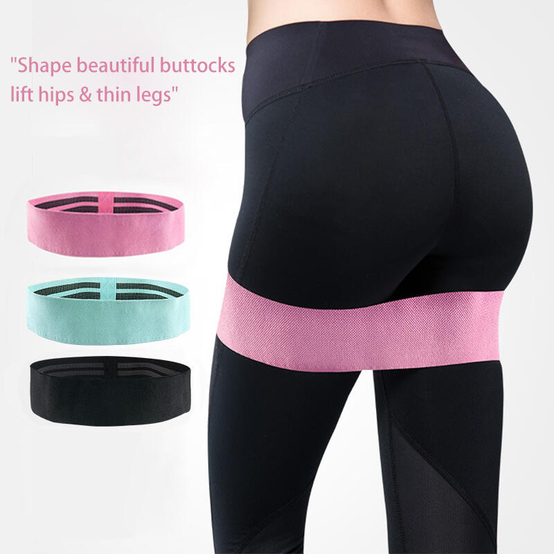 

Anti-Slip Stretch Hip Yoga Sports Band, Pink, 467206
