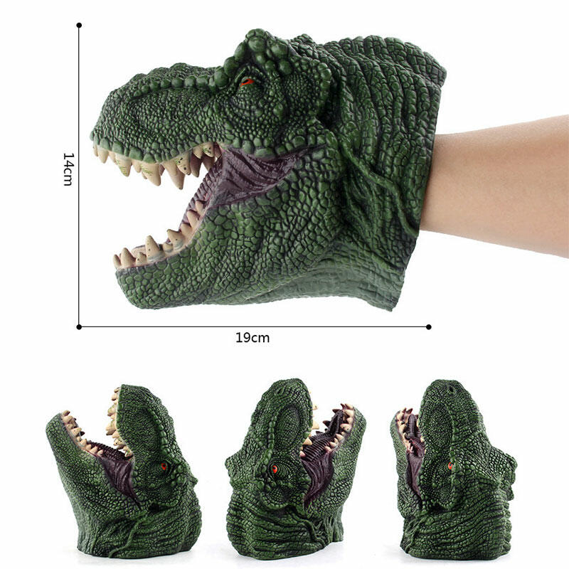 dinosaur soft hand puppet