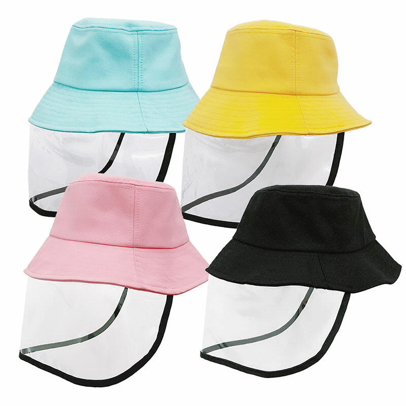 

Children's Fisherman Hat with Splash-Proof Face Shield, Blue;yellow, 468159