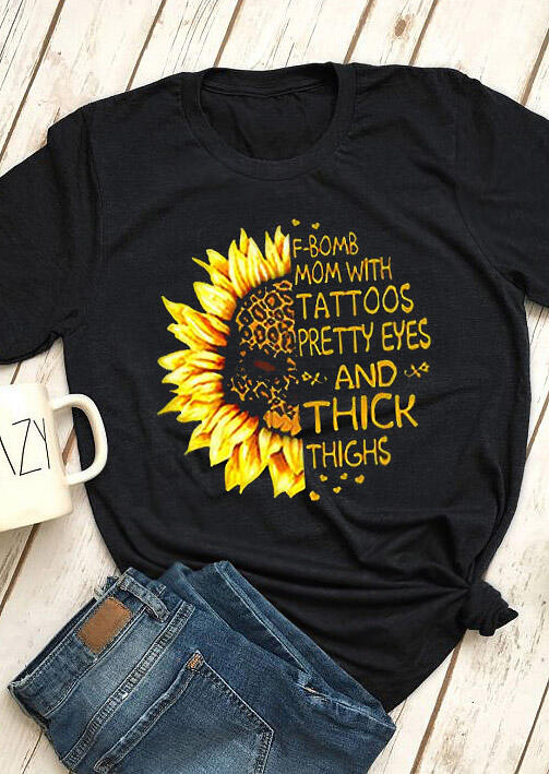 Download Presale - Leopard Printed Sunflower F-Bomb Mom With ...