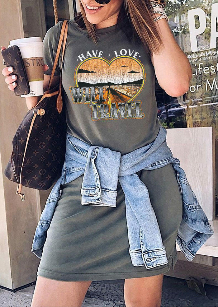 

Have Love Will Travel Mini Dress - Dark Grey, 467054