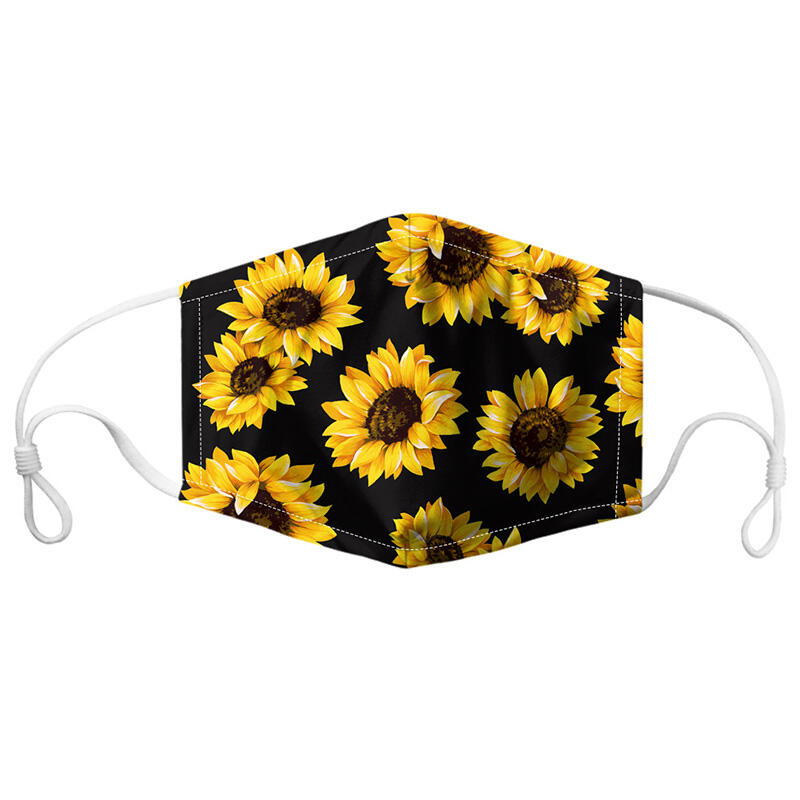 

Sunflower Anti-Dust Breathable Face Mask, Black, 469969