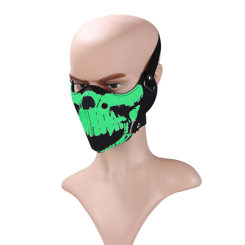

Luminous Skull Anti-Dust Fashion Face Mask, White, 470324