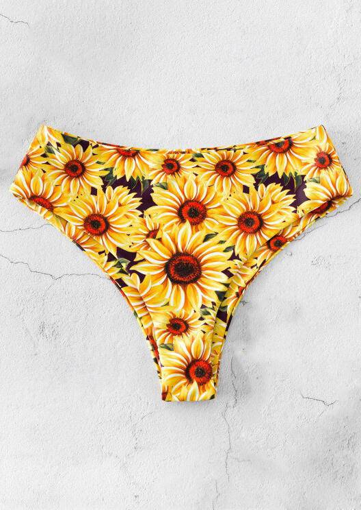 Sunflower Bikini Panties Yellow Bellelily